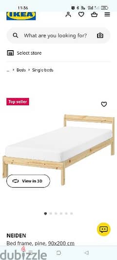 bed mattress from Ikea brand