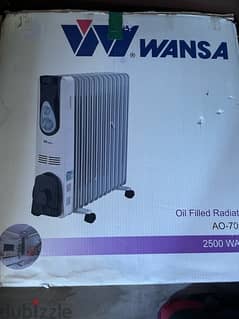 wansa oil filled 12 fans heater 0