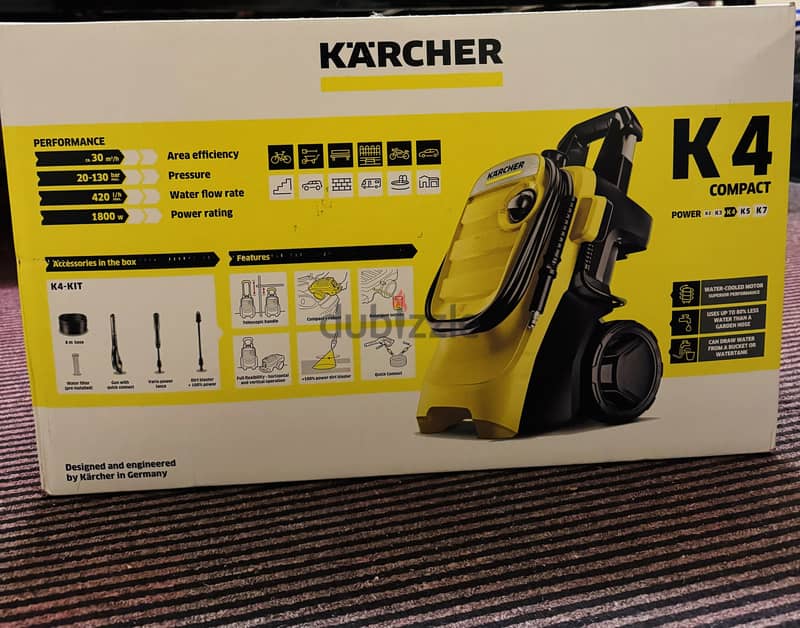 BRAND NEW KARCHER PRESSURE WASHER K 4 COMPACT FOR SALE 1