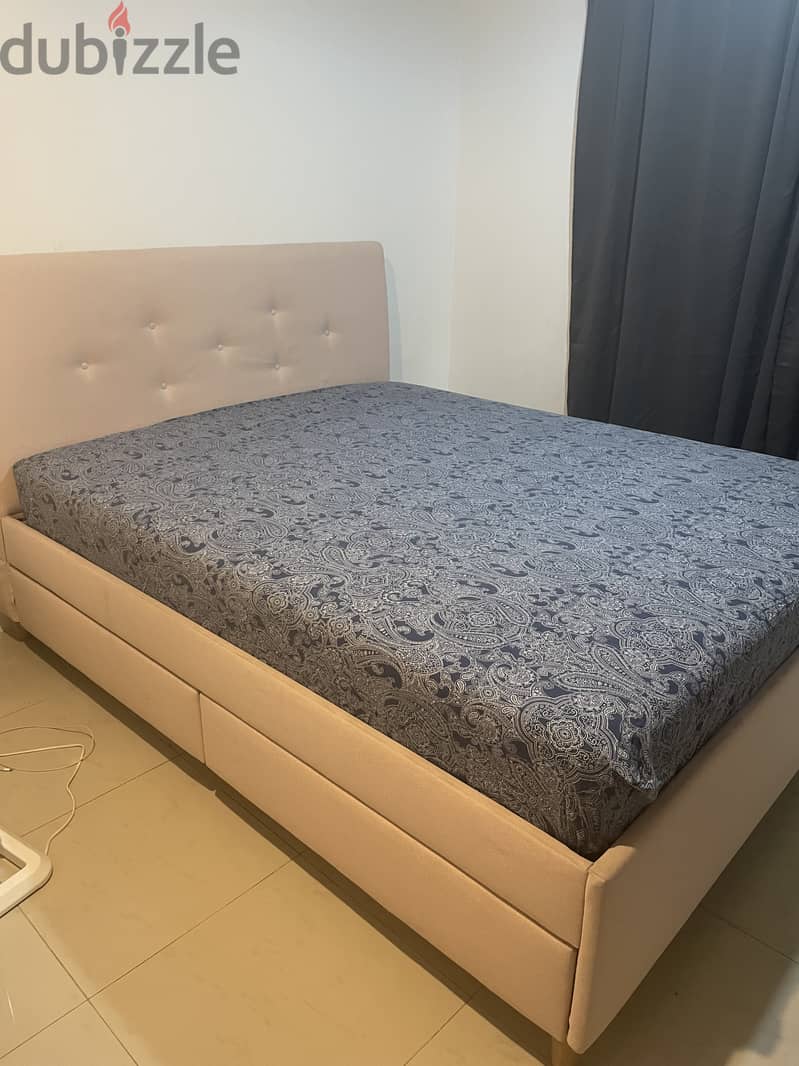 Master bed(4 storage) with mattress 160•200 cm 1