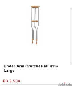 underarm crutches (used 1 month)