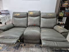 Three seater recliner for sale