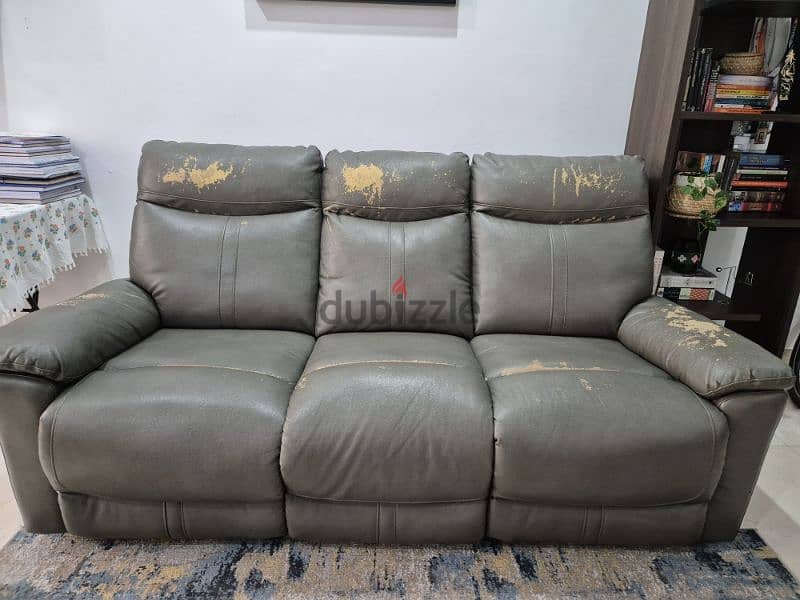 Three seater recliner for sale 2