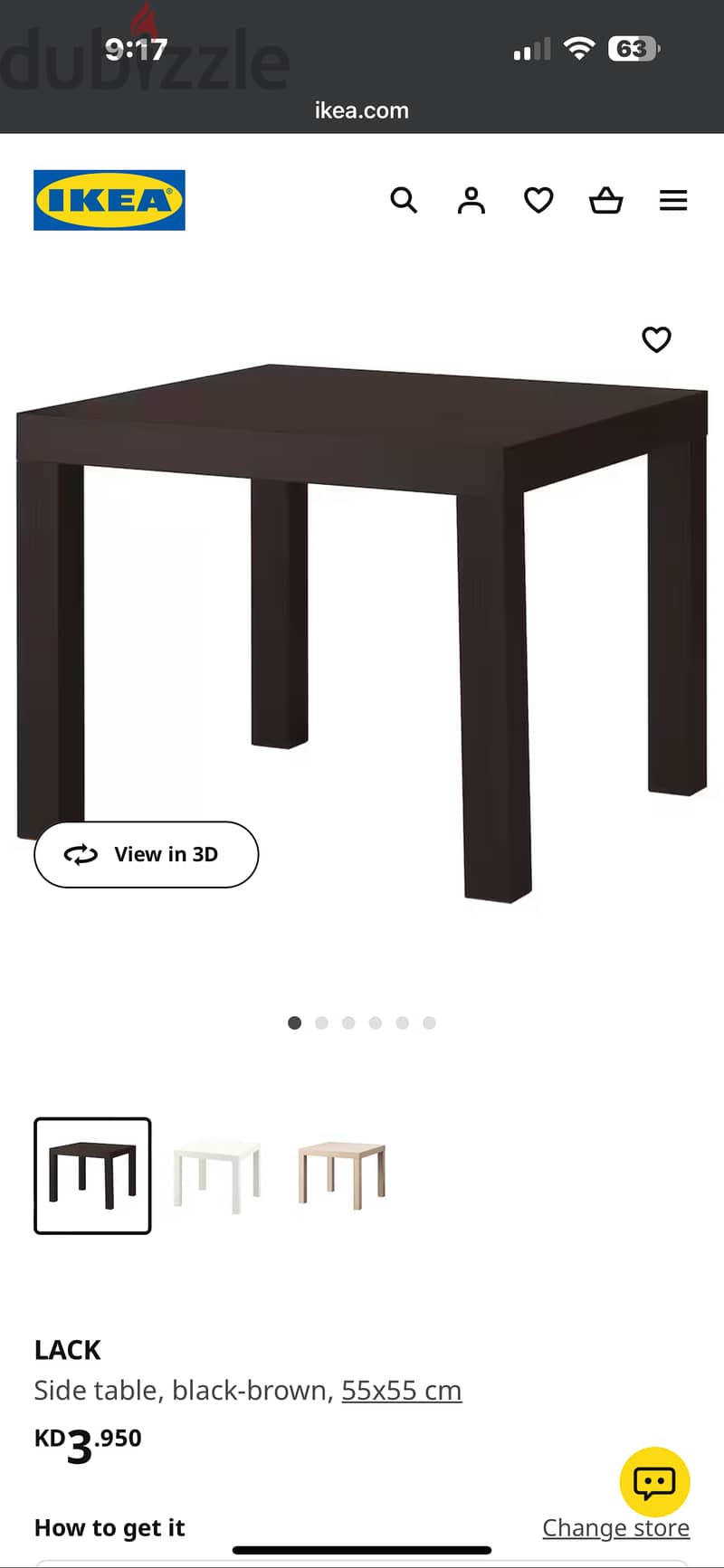 Ikea Lack Tables 1