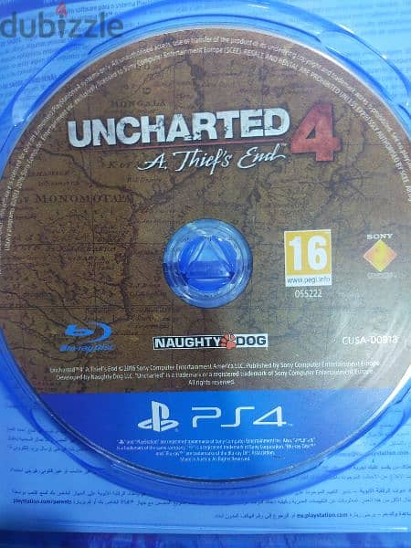 uncharted 4 ps4 disk game 1