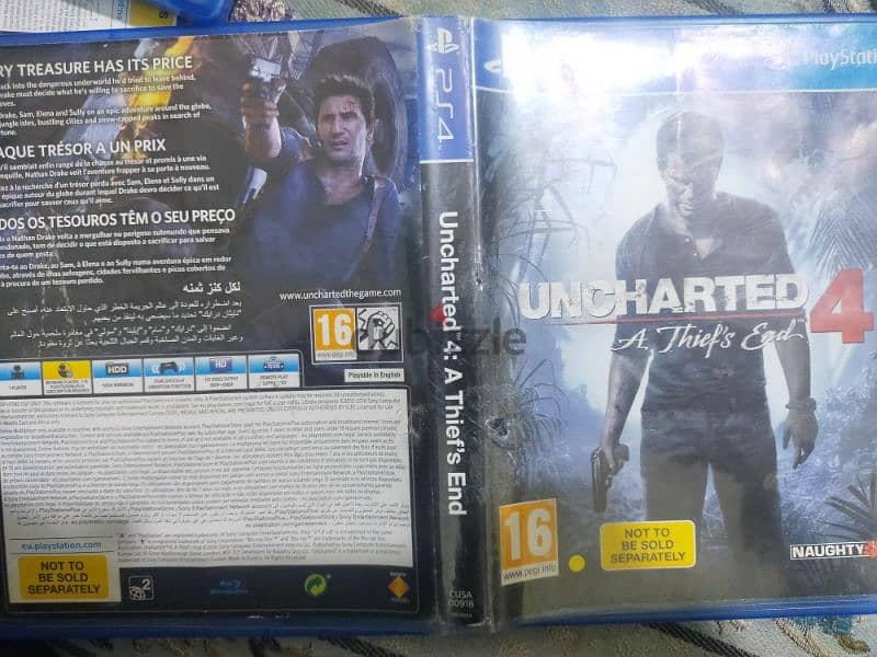 uncharted 4 ps4 disk game 2