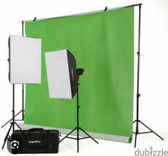 Soft box with green screen