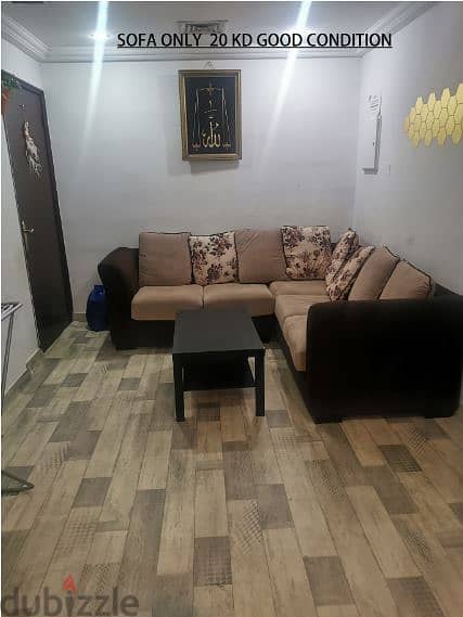 2 bhk for rent with house hold items in farwaniya blk-1 1