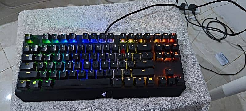 Two Gaming keyboard very good condition Razer and cooler master 4
