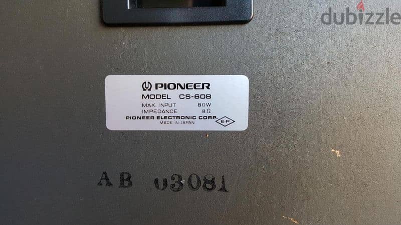 pioneer 3 way vintage speakers made in japan 3