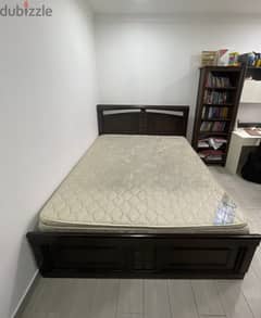 QUEEN SIZE COT WITH MATTRESS