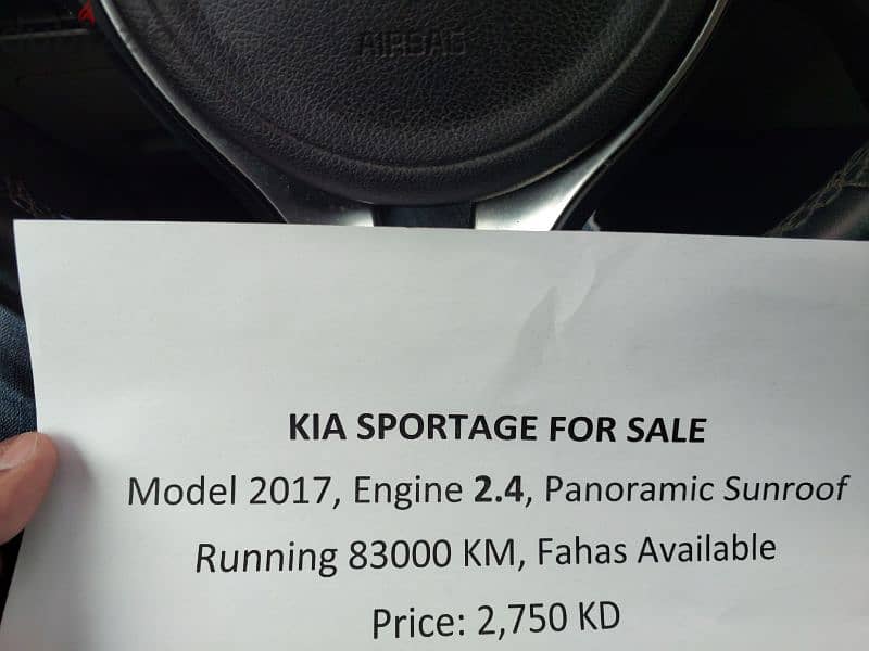 Kia Sportage 2017 Good Condition 2