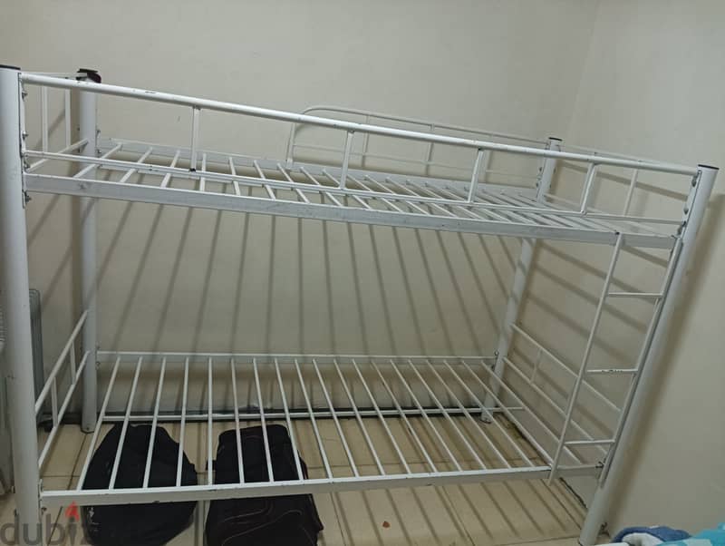 White iron bunk bed 190*90cm 1