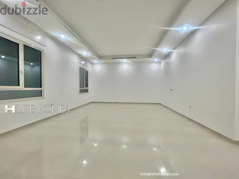 BRAND NEW THREE MASTER BEDROOM FLOOR FOR RENT IN AL SALAM AREA 0