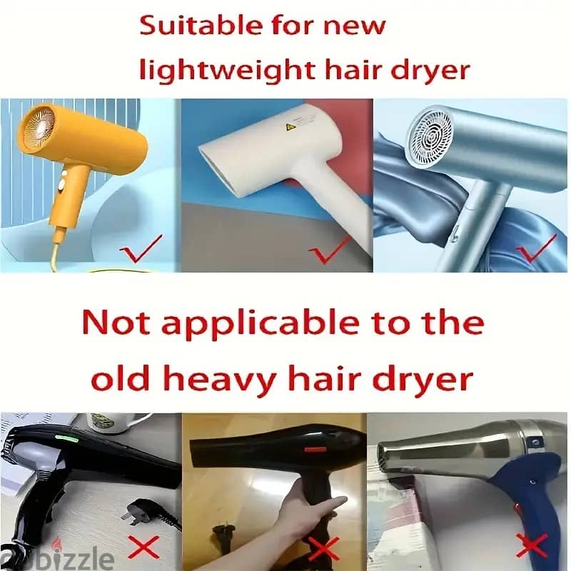 Bathroom Wall-mounted Hair Dryer Shelf Bracket 5