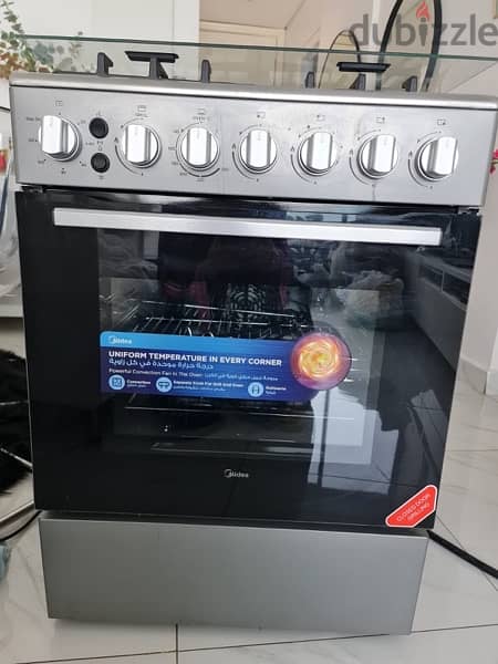 MIDEA gas cooker almost brand new 3