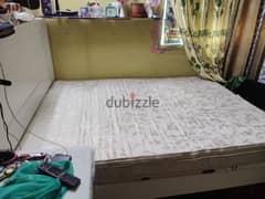 King size cotwith mattress for sale
