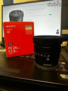 SONY FE 24mm f 2.8 G lens