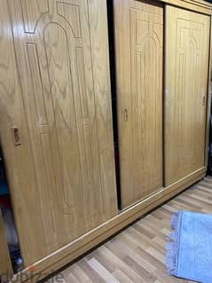 3 Door Cupboard Pure Wood