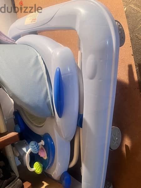 6 -ITEMS- Walker & stroller , Bath tub & Baby scooter,baby potty, stan 2