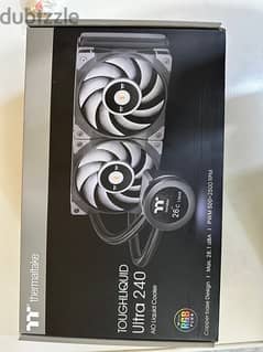 Thermaltake ToughLiquid Ultra 240MM with LCD Liquid Cooler AIO 4 sale 0