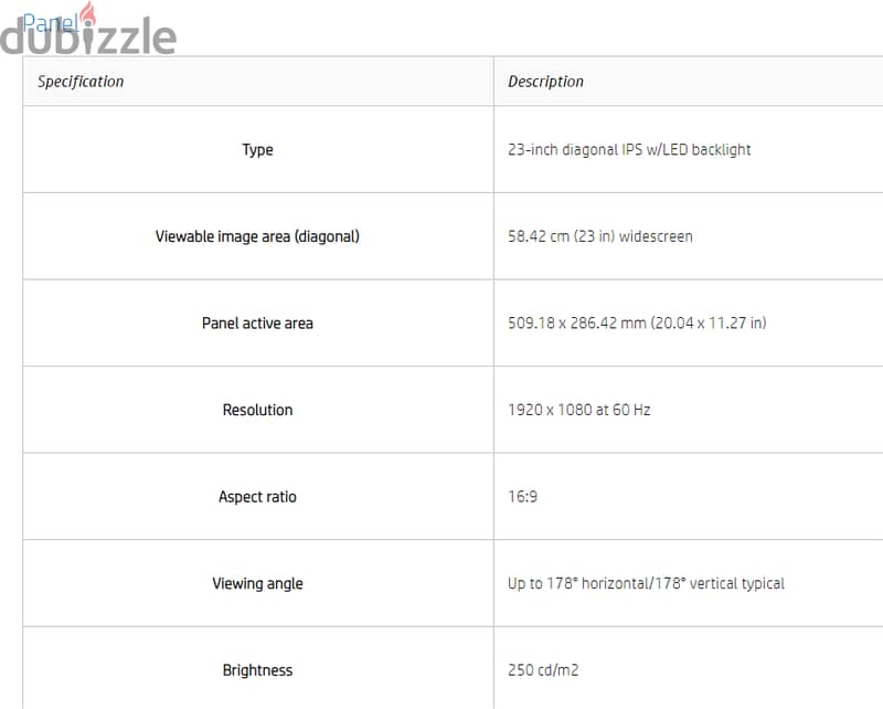 HP Z23N 23" Narrow Bezel IPS Rotatable Monitor,HDMI,VGA,DP 7