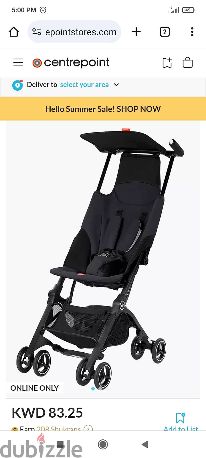 Gb-pockit stroller for sale 1
