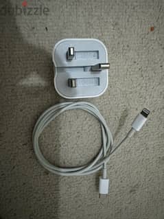 Apple Original adapter and cable