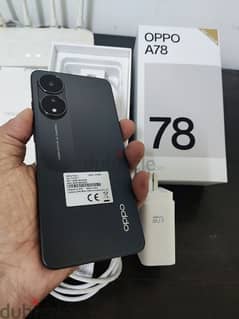 1 week old oppo A78 for sale with box and bill 0