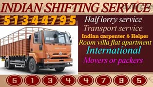 shifting services halflorry service room