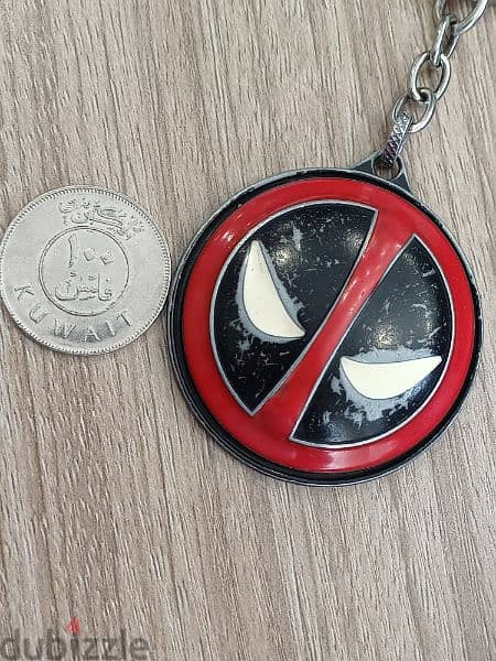 Deadpool spinner keychain 3