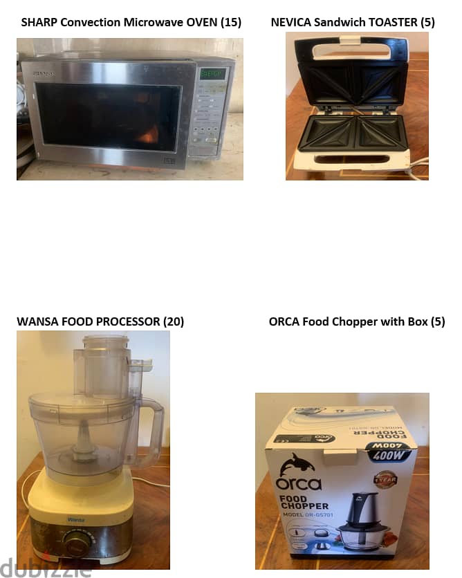 URGENT SALE: KITCHEN Items - mixer, juicer, sandwich maker, fridge etc 3