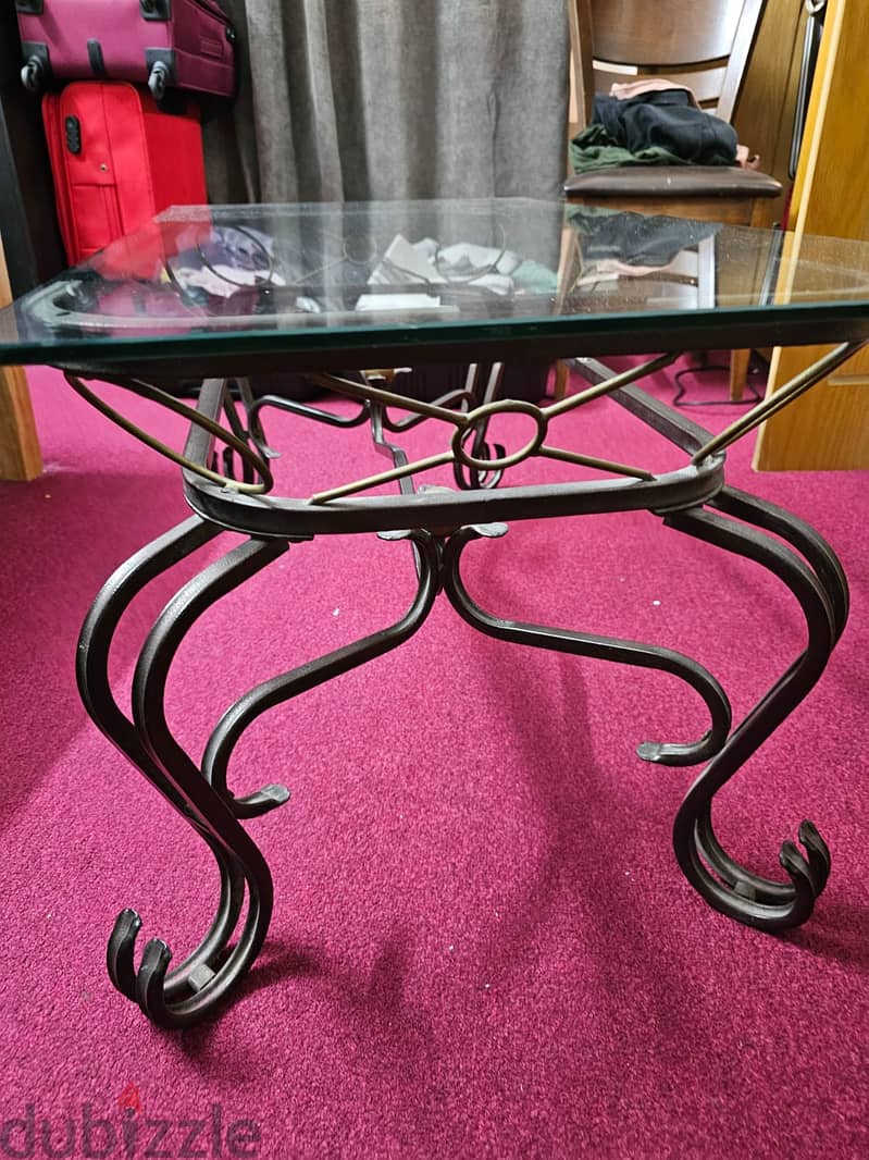 Glass Top Table 2