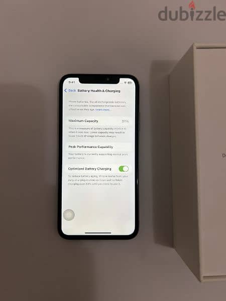 iphone xs 64 GB battery health 83% with box 11