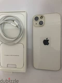 iphone 14 plus 256 GB(white) with box and 6 cases