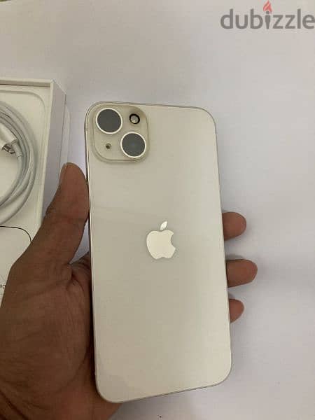iphone 14 plus 256 GB(white) with box and 6 cases 1