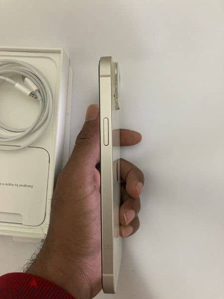 iphone 14 plus 256 GB(white) with box and 6 cases 6