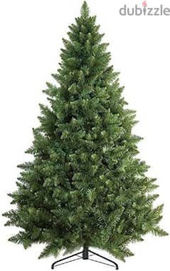Christmas tree with decorations for sale