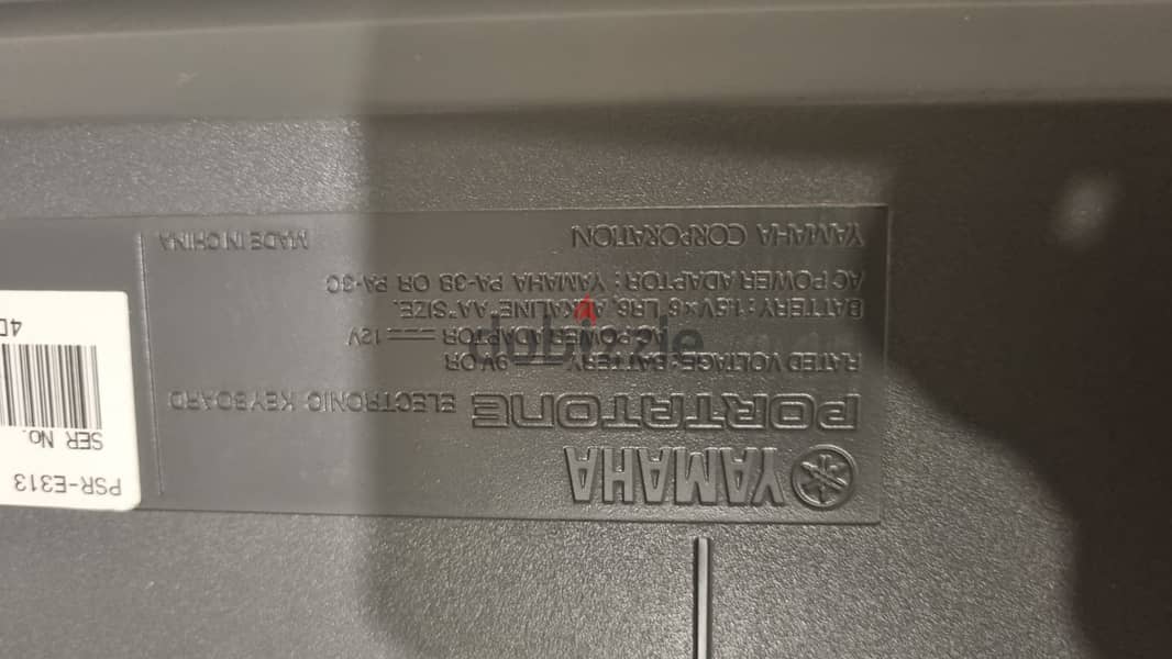 Yamaha Portatone PSR-E313 YPT-310 Electronic Keyboard(Stand &Cover) 7