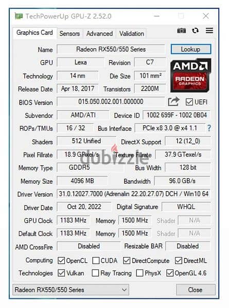 Amd Radeon rx 550 graphics card 3