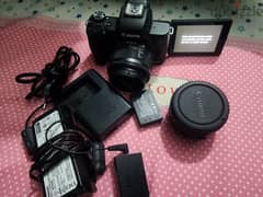 Canon m50 with adapter