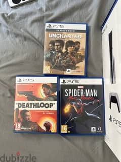 PlayStation 5 slim and 3 games
