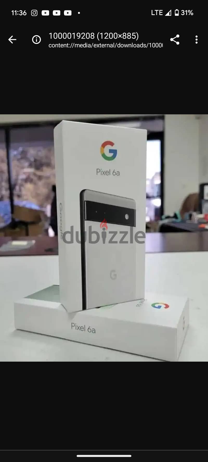 Google pixel 6a - brand new condition white color 4