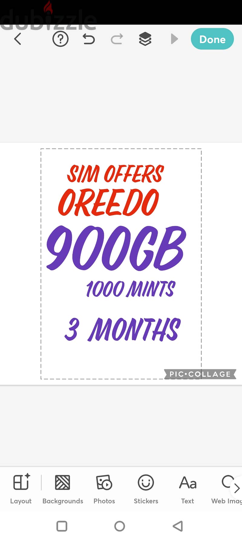 Sim cards offers 3 months 900gb 1000 mints oreedo and stc 1