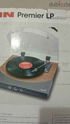 ion brand all in one Bluetooth turntable  with box
