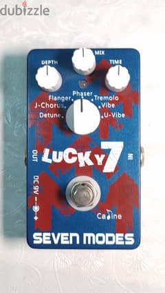 Caline Lucky 7 Pedal - Cp-38 7. Guitar Effect Pedal. Stomp.