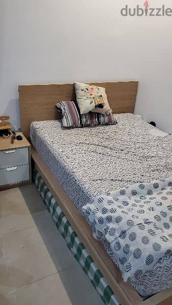 IKEA Bed & Side Table  For Sale 5