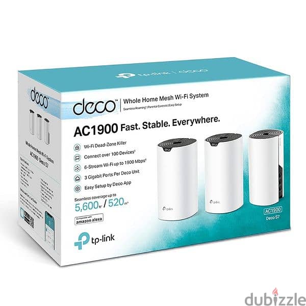 Deco S7
AC1900 Whole Home Mesh Wi-Fi System 2