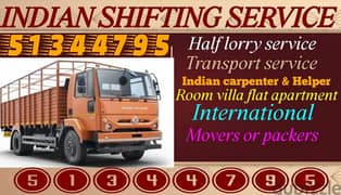 shifting services halflorry service room villa 0