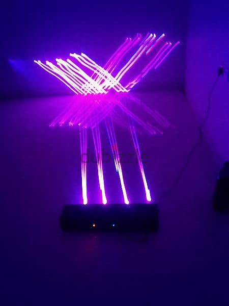 dj laser light rgb 4. brannew condition 1